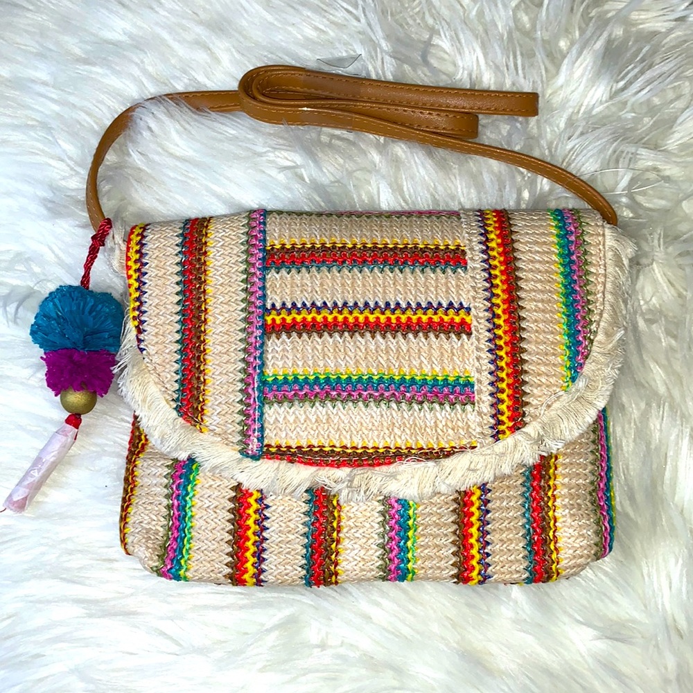 Woven purse with beautiful colors